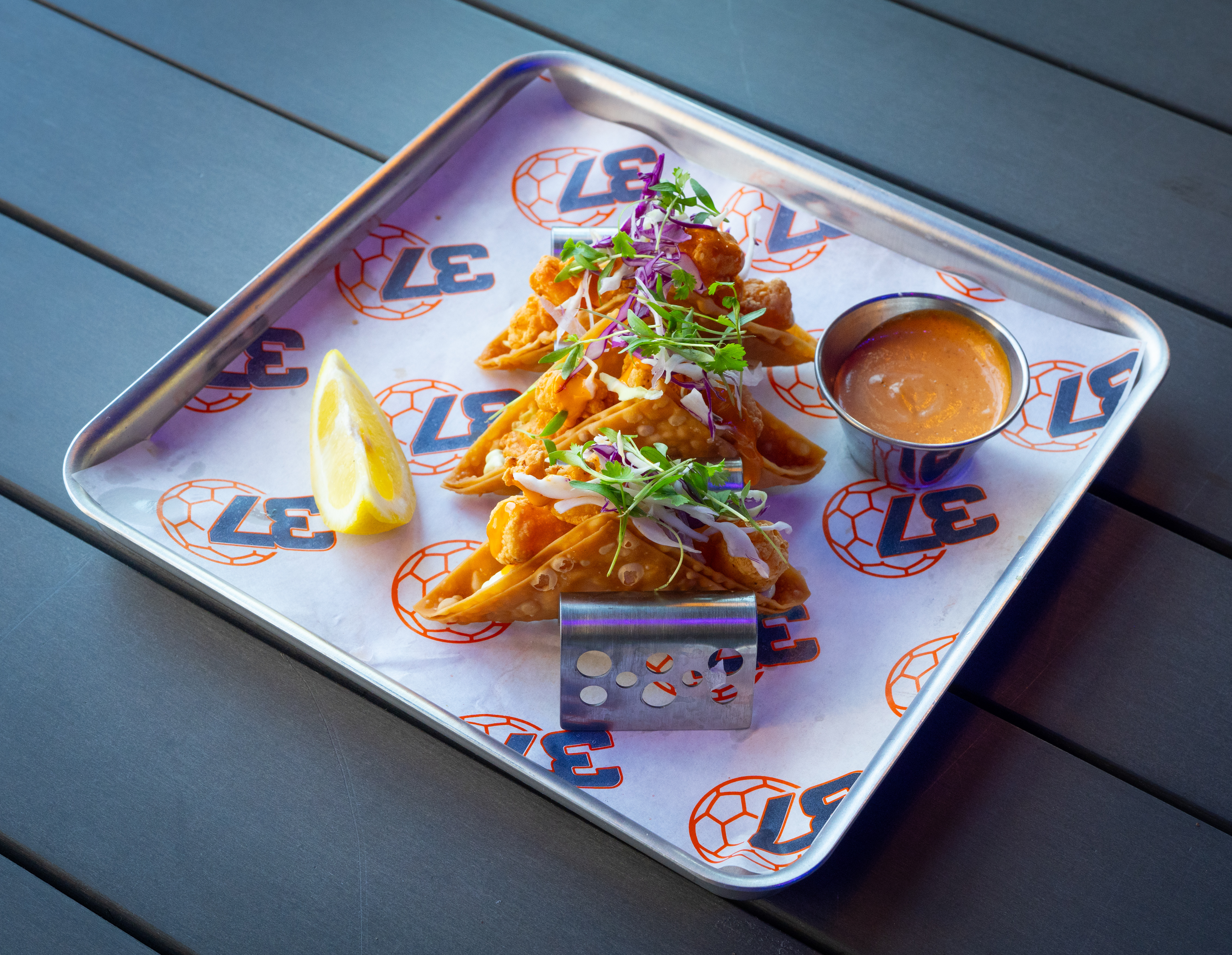 Tacos Camarón Wonton