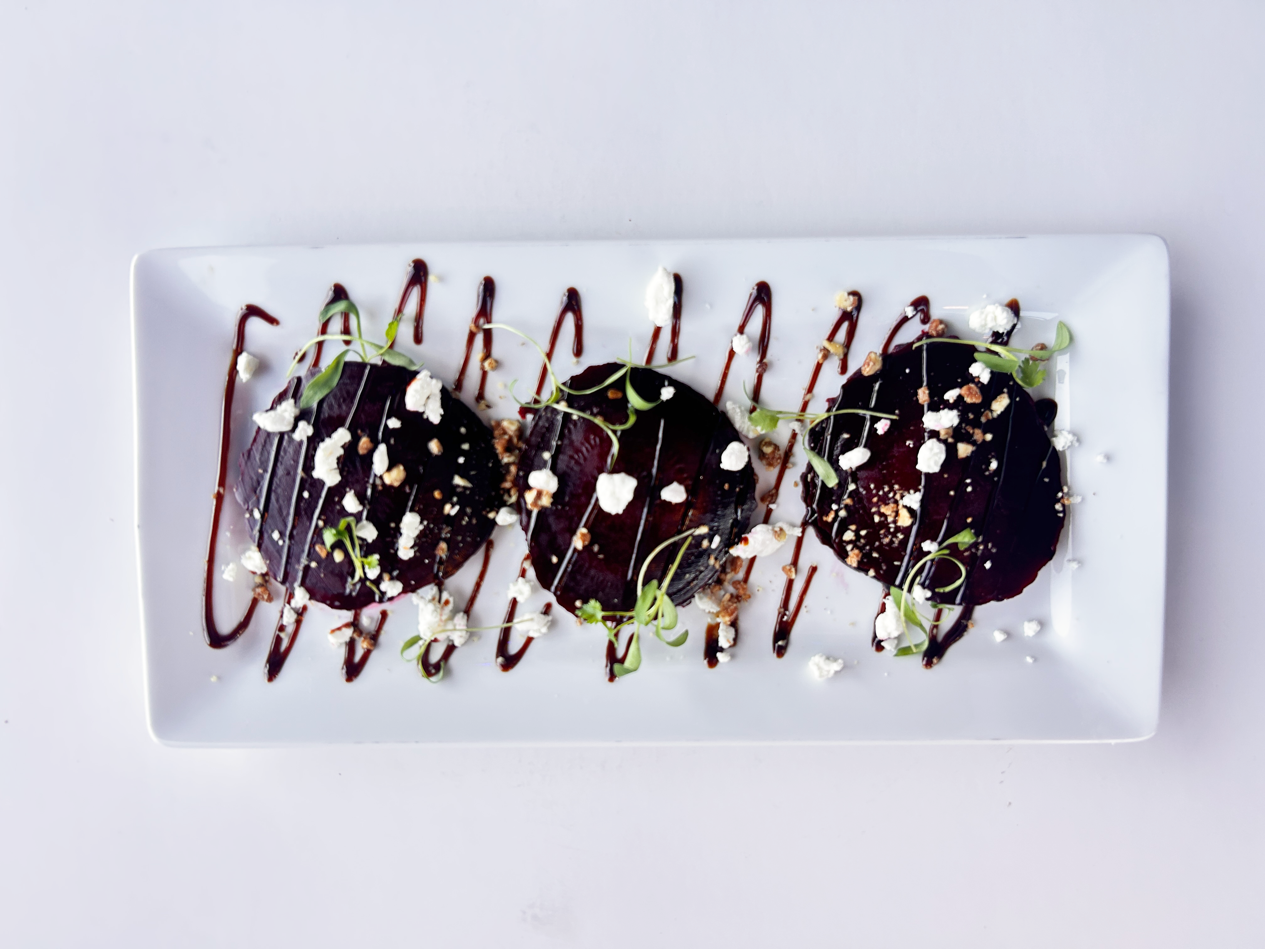 Carpaccio de betabel