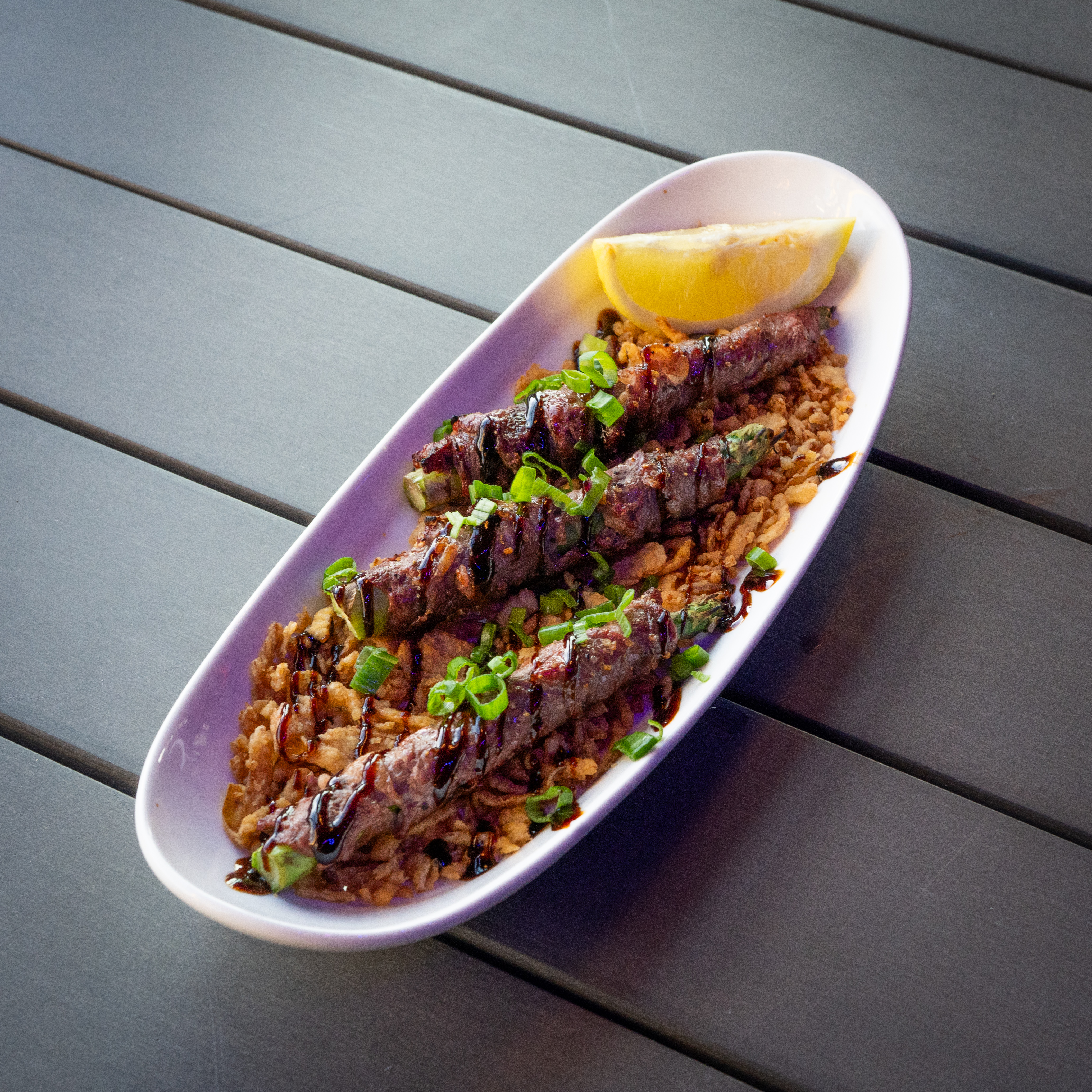 Espárragos al ribeye